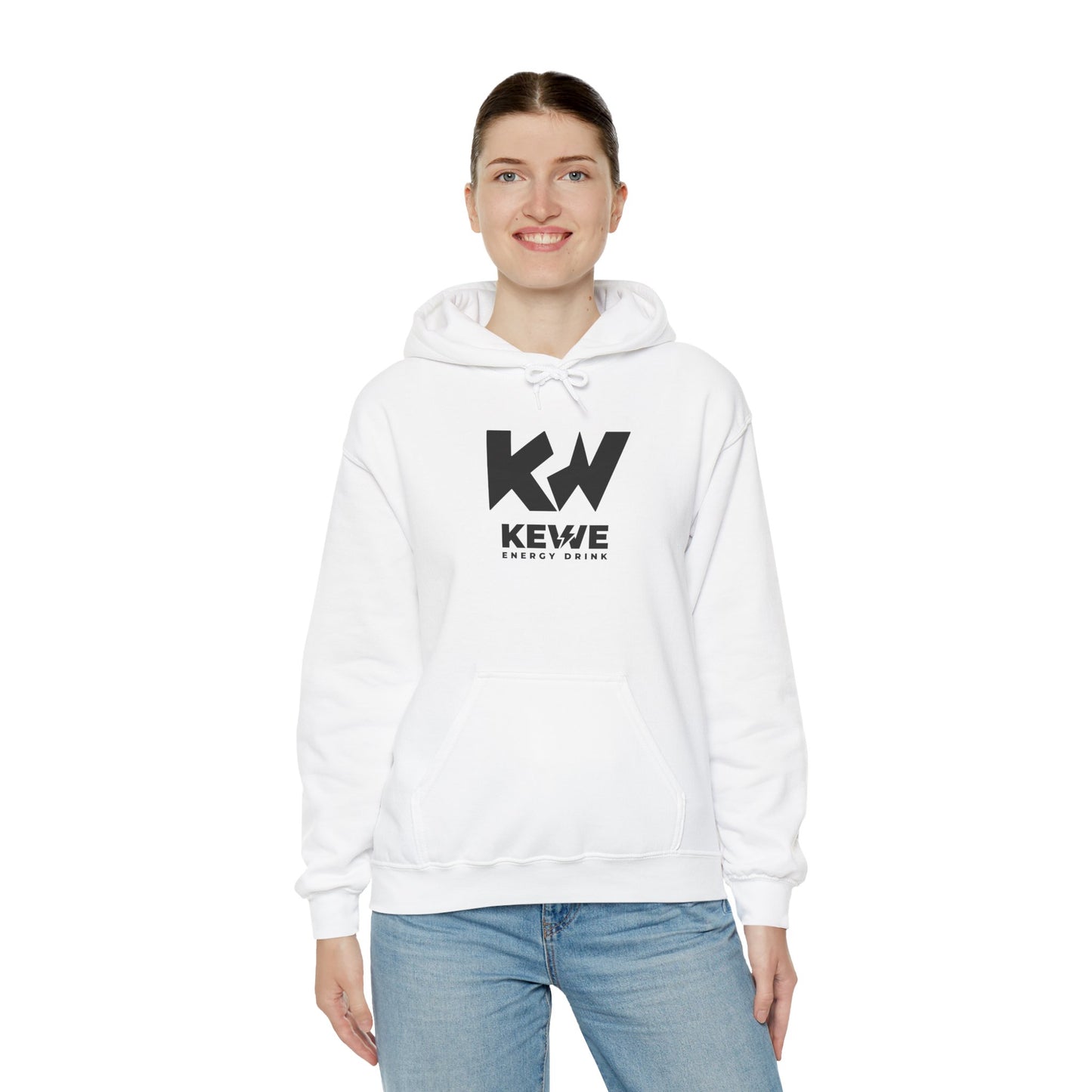 White Kewe Energy Hoodie Apparel