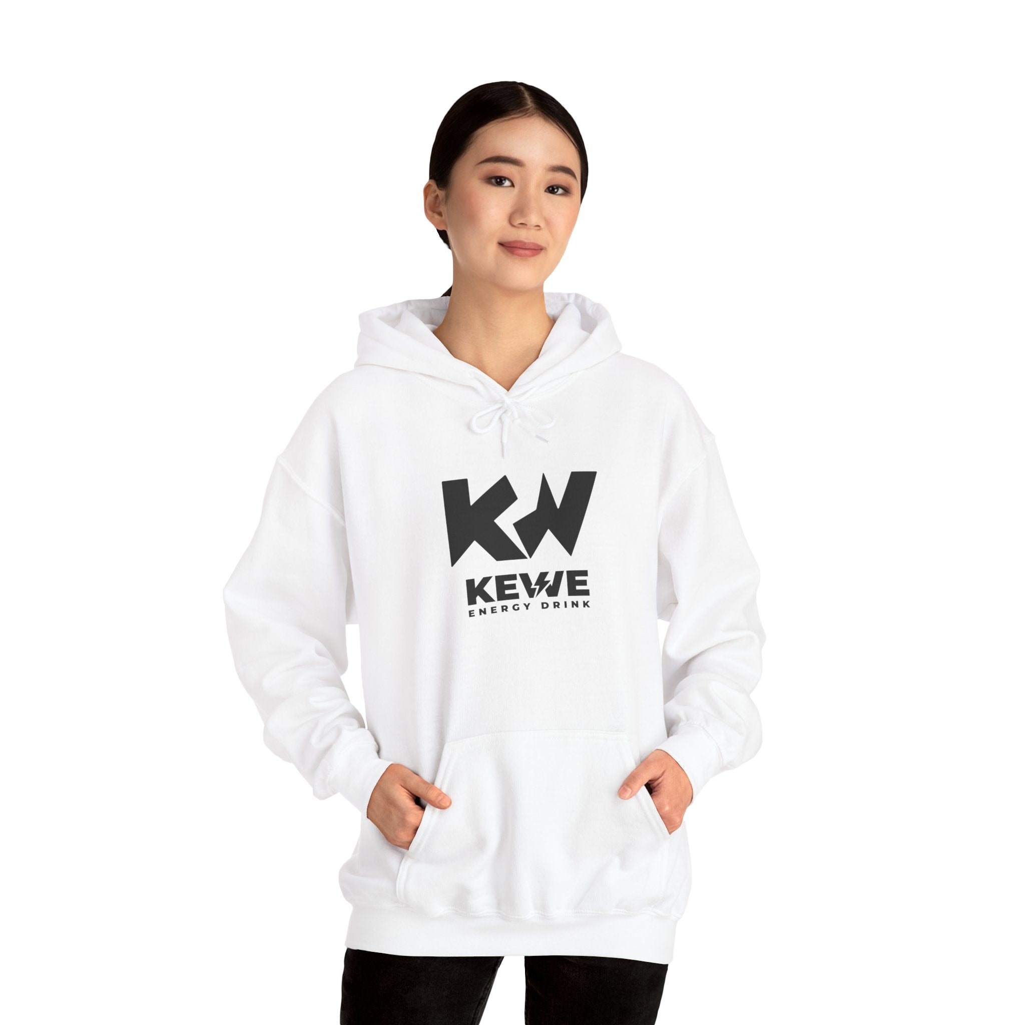 White Kewe Energy Hoodie Apparel