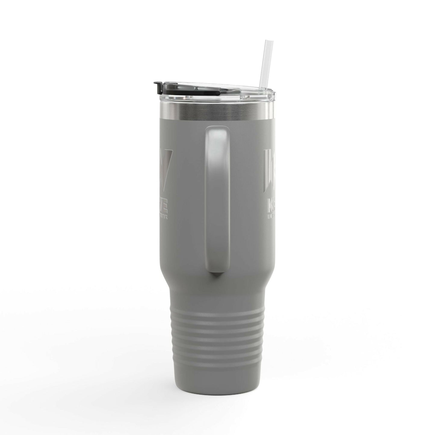 Insulated Travel Mug.