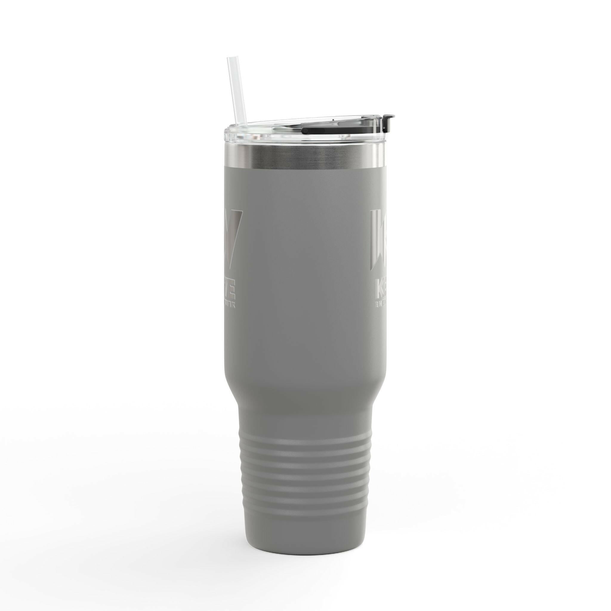 Insulated Travel Mug.