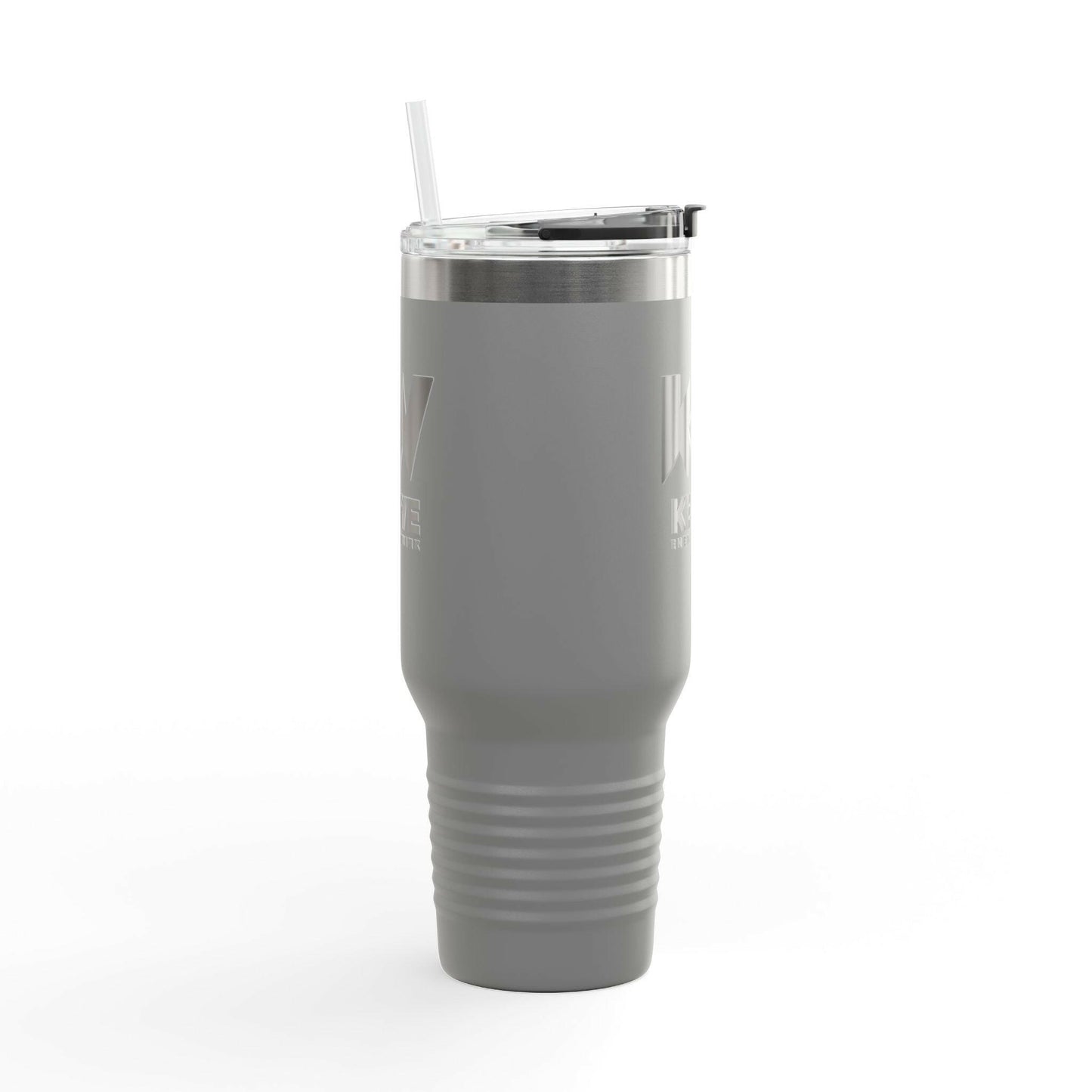 Insulated Travel Mug.