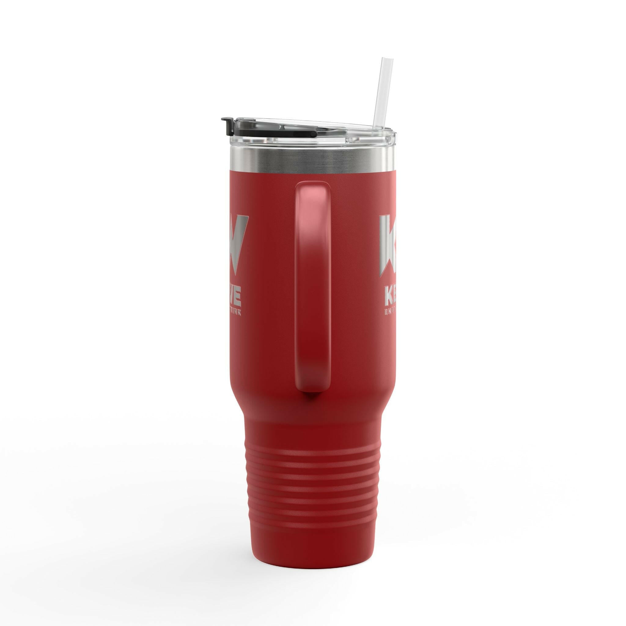 Insulated Travel Mug.