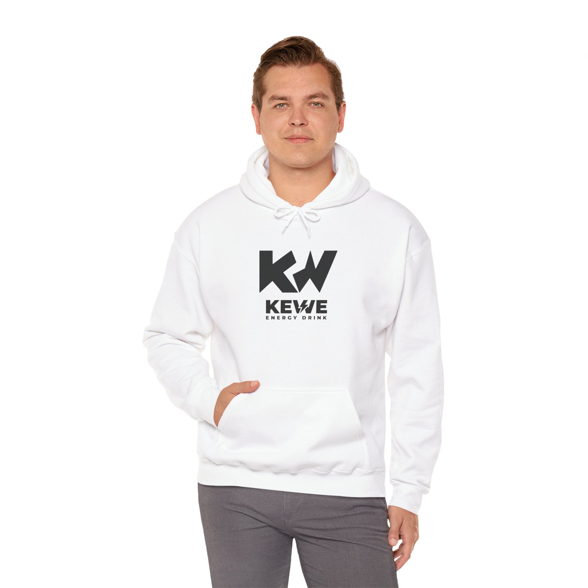 White Kewe Energy Hoodie Apparel