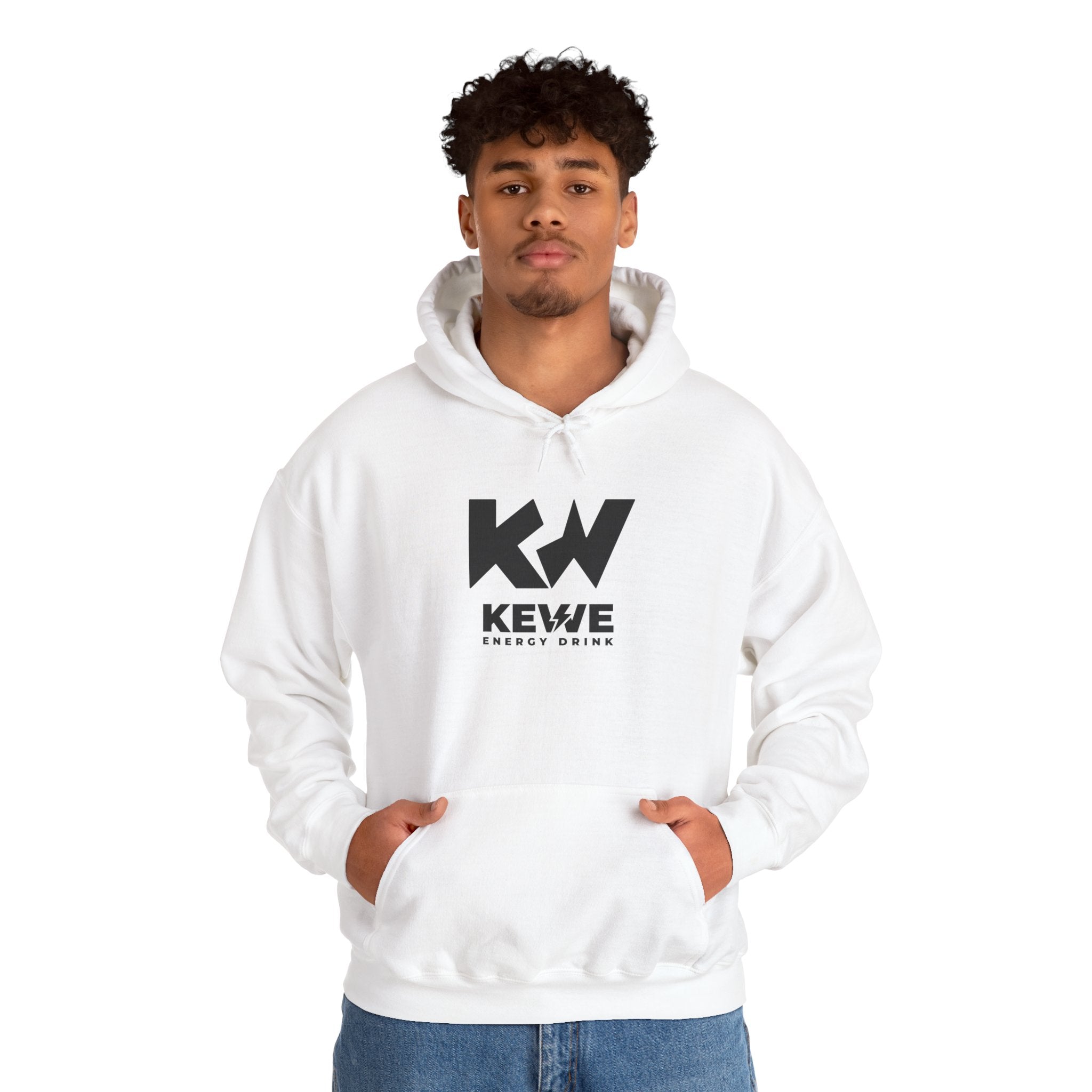 White Kewe Energy Hoodie Apparel