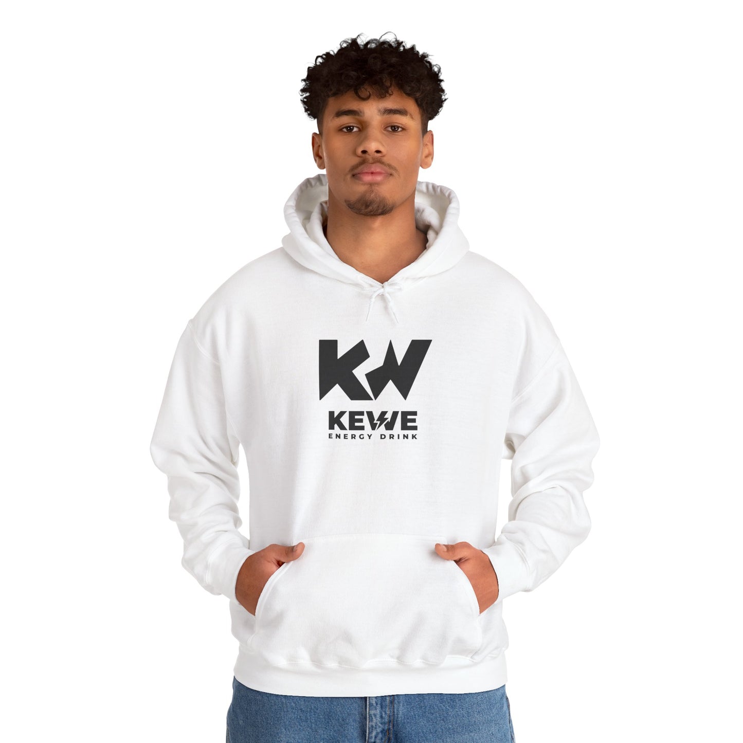 White Kewe Energy Hoodie Apparel