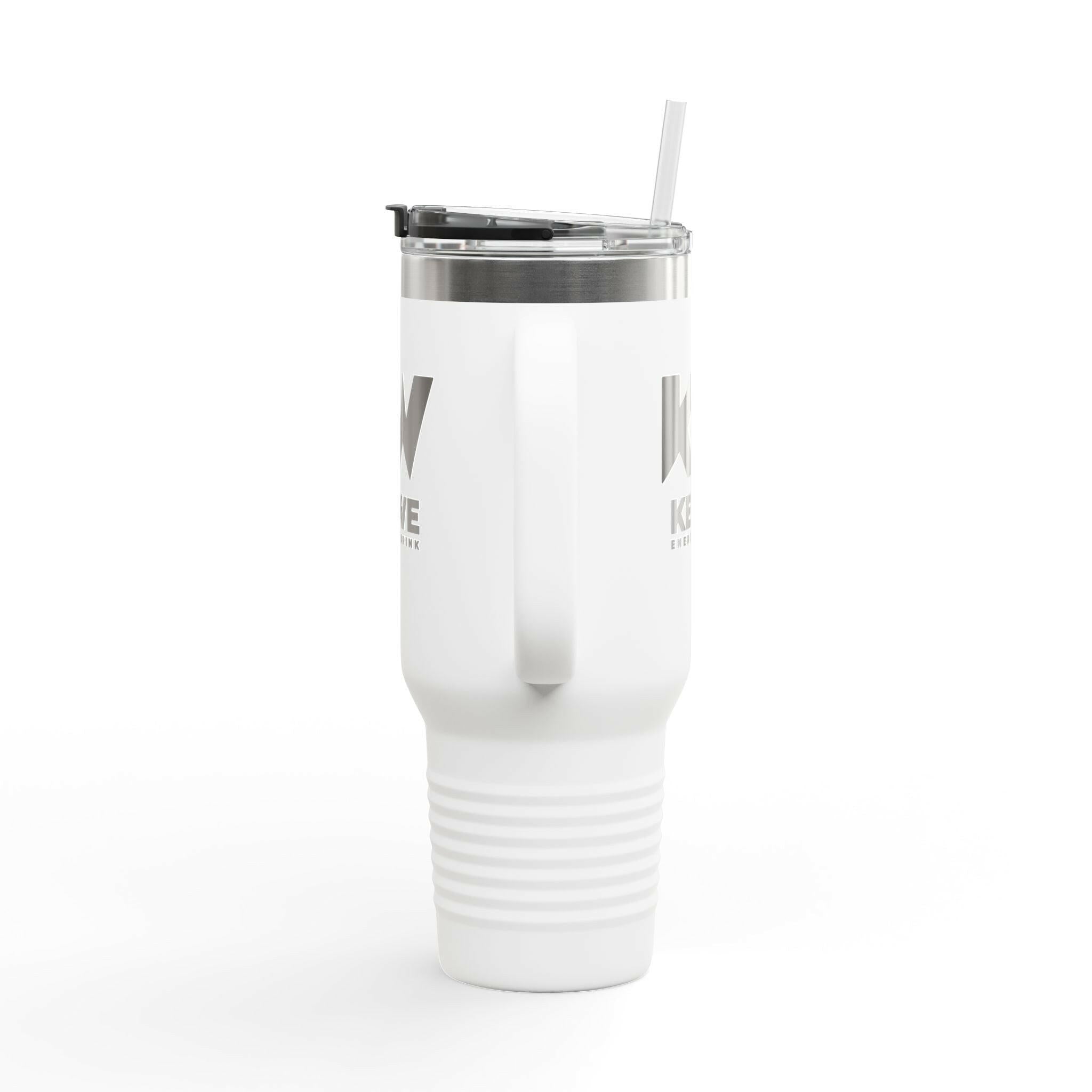Insulated Travel Mug.